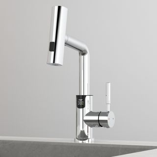 Смеситель для раковины Black&White Sky Day 3028C хром